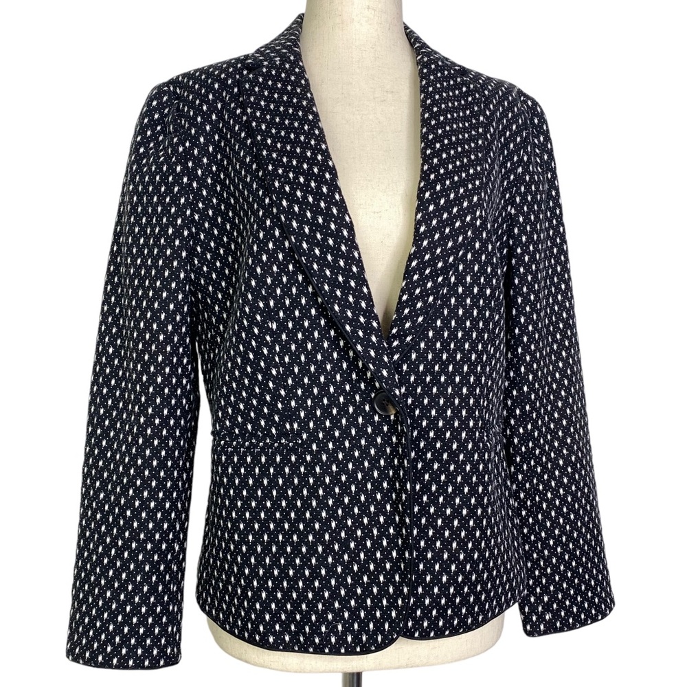 Ann Taylor Black and White Blazer - Picture 2 of 7